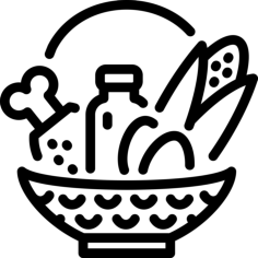 Farm Products Outline Svg Vector, Free Vectors File